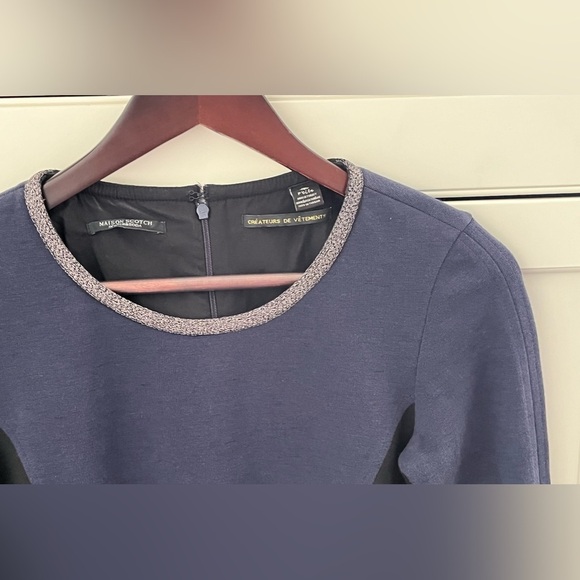 Maison Scotch Scotch & Soda Blue Black Dress size Small - Picture 2 of 8